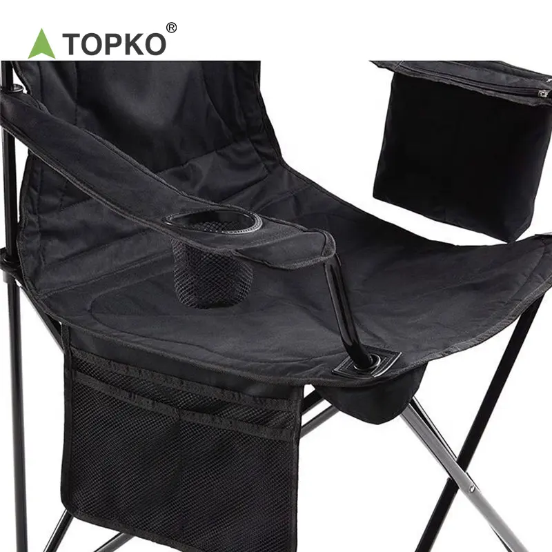 TOPKO เก้าอี้ชายหาดแบบพับได้,เก้าอี้พับได้ทำจากอะลูมิเนียมแบบระบายน้ำสำหรับกลางแจ้ง