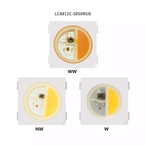 SK6812 RGBW 5050 SMD Программируемый 4 в 1 адресуемый Световой диод с красным и синим излучающим цветом Встроенный светодиодный чип - Product Image 2