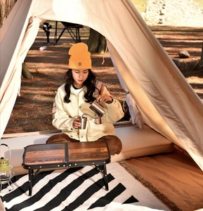 HISPEED yatak odası Modern küçük yurt siyah kahvaltı hizmet ahşap katlanabilir dizüstü yatak tepsisi masası - Product Image 4