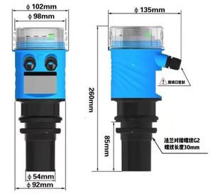 Sensor de piscina de agua ultrasónico Rs485 4-20ma Salida Instalación superior Sensor de nivel sólido de nivel de líquido - Product Image 1