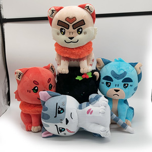 Fabrika ücretsiz özelleştirilmiş peluş kedi oyuncak prova hayvanlar dolması yumuşak özel kitty dolması bebekler - Product Image 6