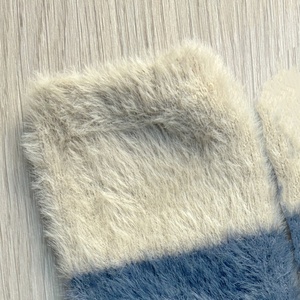 Üretim ucuz yüksek kaliteli termal rahat yün günlük ekip çorap mavi Unisex merinos çorap - Product Image 2