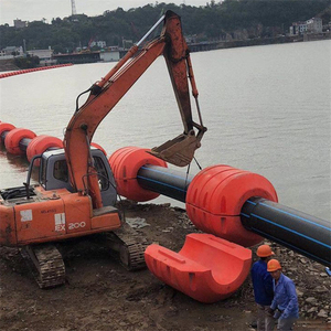 Manufacture Dredge <strong>Pipe</strong> <strong>Floats</strong> 10 Inch PE Dredging Floater Warning Signs Floating Fence Garbage Blocking Floating Barrier - Product Image 3