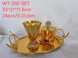 חם מוכר במזרח התיכון ערכת bakhor קטורת מבער סט 4 חלקים ערכת מגש תבלין פינצטה פינצטה כלי ארומתרפיה מקורה