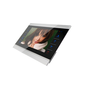Bcomtech 4 monitor 2 estación al aire libre 10 pulgadas apartamento de la puerta teléfono citofono portero 4 Alambre de villa vídeo sistema de intercomunicación - Product Image 3