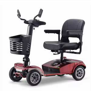 Seyahat 4 tekerlekli hareketlilik scooter yaşlı katlanır ayarlanabilir koltuk başına pieghevole ile scooter başına disabili