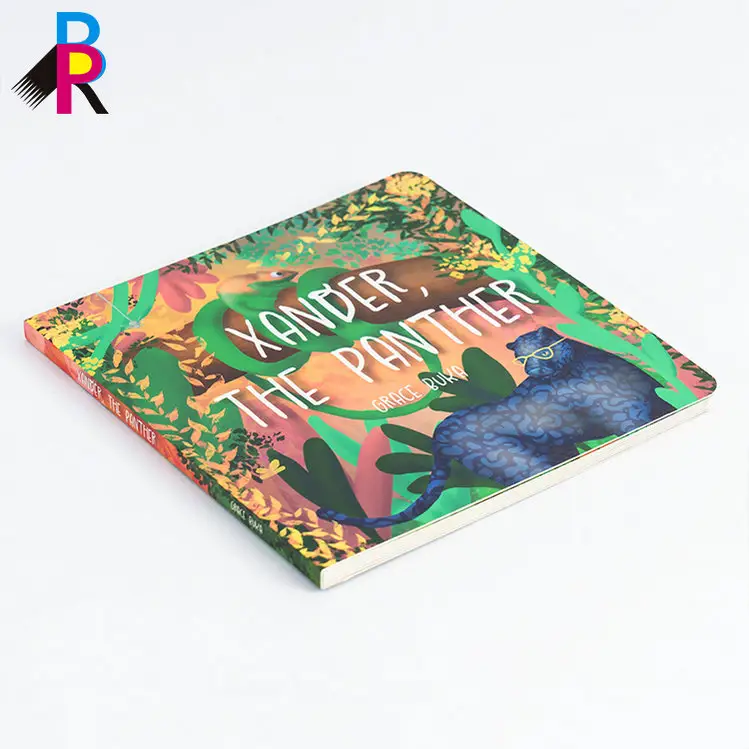 Factory Print Hardcover Book Custom Own Design Colored Children Borad Book Printing