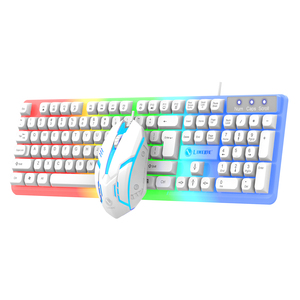 Precio de fábrica Sensación mecánica Teclado Ratón Combos Computadora portátil PC Teclado y ratón Combo - Product Image 1