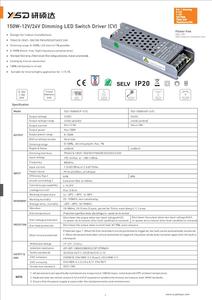 Controlador de fuente de alimentación LED de conmutación de 400W para iluminación industrial 12V-24V Voltaje de entrada dual