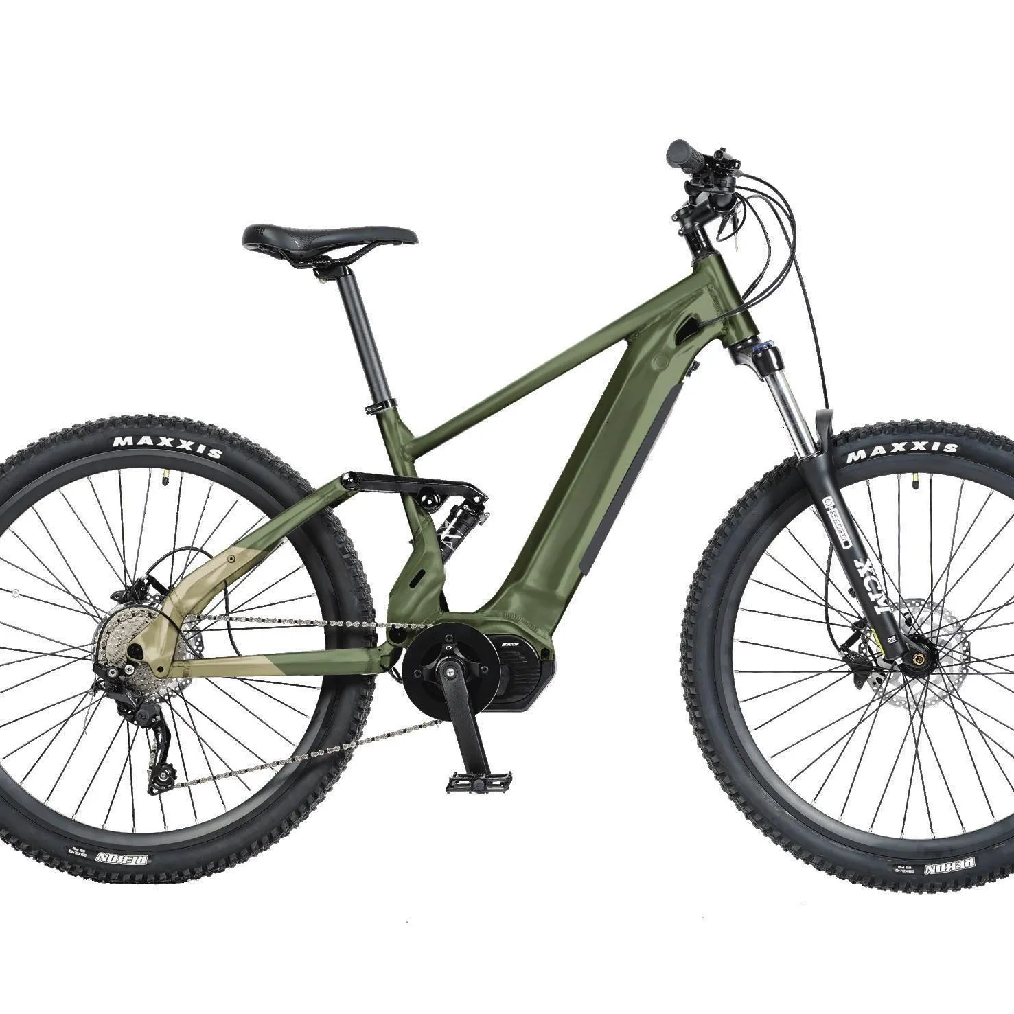 Bicicleta elétrica médio de alta qualidade, suspensão completa, para bicicleta de montanha, alta qualidade, 500w, 48v, 14ah ebike