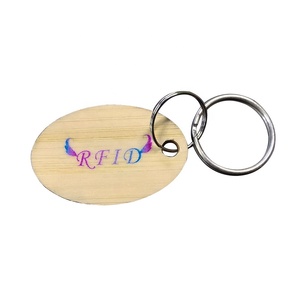 <strong>Customized</strong> Wooden NFC <strong>Tag</strong> 13.56mhz RFID NFC Wood Key <strong>Tags</strong> for Access Control - Product Image 4