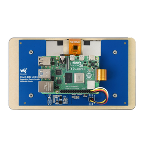 Lampone industriale 7 pollici HDMI Touch Screen 1024x600 risoluzione pannello resistivo retroilluminazione controllo Raspberry Pi HMI Monitor - Product Image 5