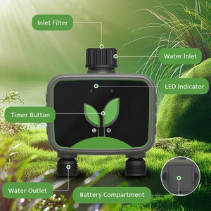 WIFI Sprinkler Timer 2 Uscita Smart Tubo Timer con Pioggia Ritardo Intelligente + APP di Controllo Sistema di Irrigazione Automatico per Prati e Cortile - Product Image 4