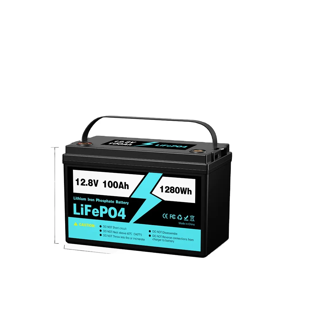 Lifepo4 Batería de iones de litio Reemplazo de plomo ácido Solar RV Marine 12V 100ah 200ah 300ah