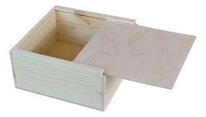 Hộp Gỗ Với Slide Top Hộp Gỗ Chưa Hoàn Thành Với Nắp Đậy Hộp Gỗ Với Nắp Trượt - Product Image 5