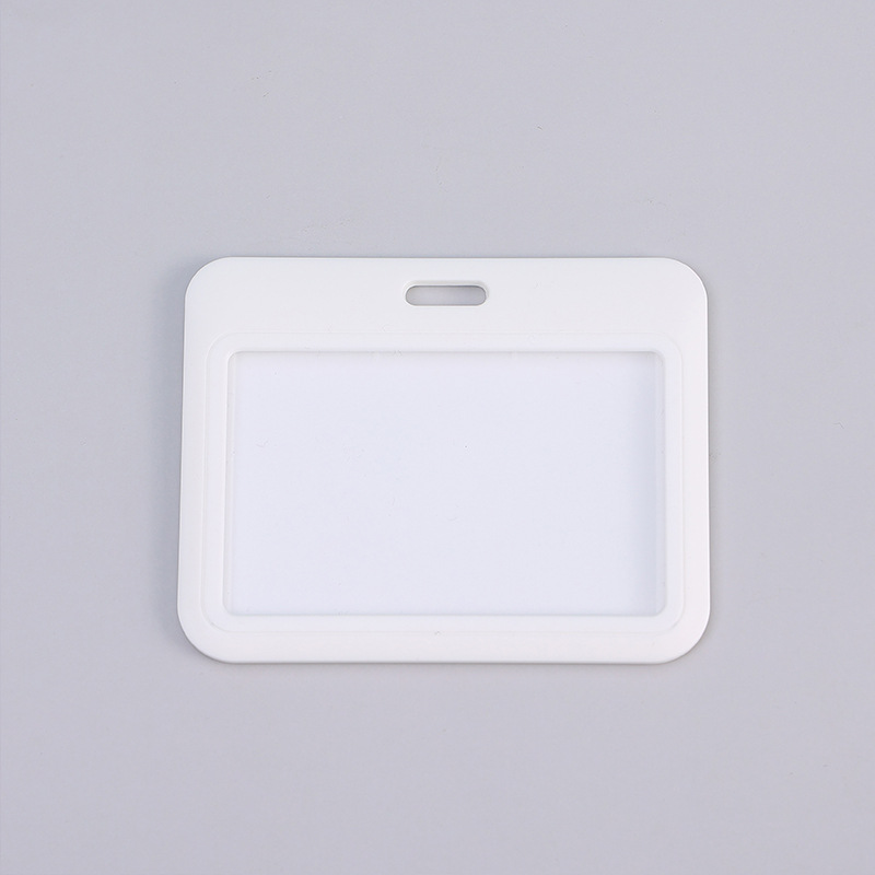 Modèle horizontal blanc 6506 (porte-carte simple)