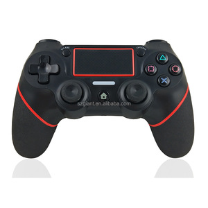 PS4 Joypad带触摸板的无线控制器新BT游戏手柄PS4控制台发光二极管灯和PS4耳机插孔操纵杆