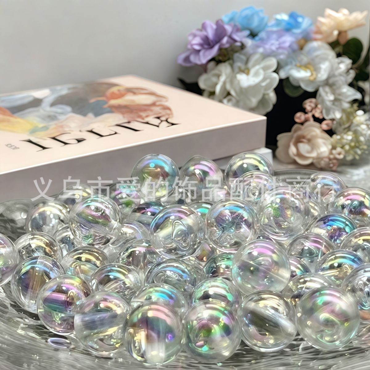 Blanc Transparent AB Iridescent
