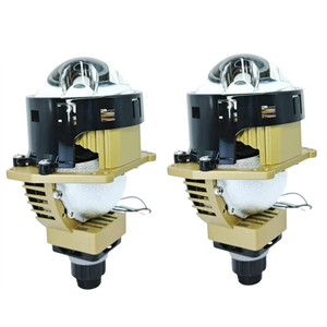 80W Bi Led lazer projektör Lens üç yansıma fincan Led projektör çift lazer projektör far - Product Image 6