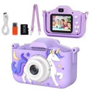 กล้อง HD ขนาดเล็กสองตัวปรับแต่งได้สำหรับเด็กฝาครอบซิลิโคนนิ่ม DSLR ขนาดเล็กที่มีเซ็นเซอร์ภาพ CMOS รองรับสื่อแบบไมโคร SD - Product Image 2