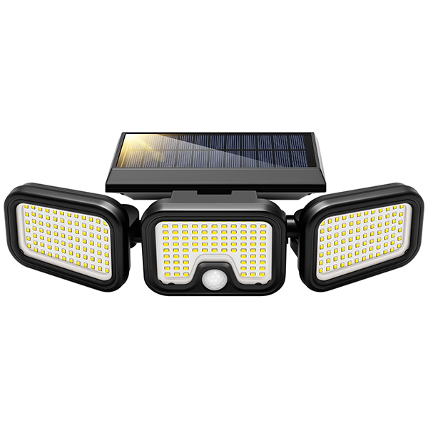 Black Outdoor Solar Garden Light