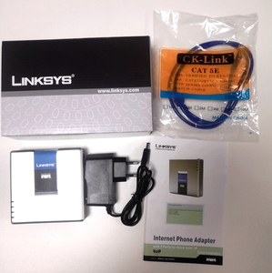 PAP2T VoIP 2พอร์ต FXS SIP ATA Linksys อะแดปเตอร์โทรศัพท์ SPA2102กับเราเตอร์ PAP2T SPA1001 SPA3102อุปกรณ์เสริม - Product Image 3