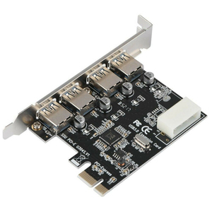 PCI-E至USB 3.0集线器适配器4端口PCI E PCIe 1x台式机计算机扩展卡4 S 5Gbps速度 - Product Image 4