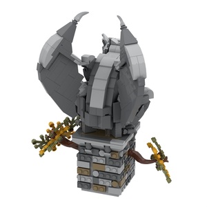 Fungole ชุดของเล่นตัวต่อสุดสร้างสรรค์ของเล่นตัวต่อโมเดลสัตว์ประหลาด V gargoyle สิ่งมีชีวิตในตำนาน - Product Image 6