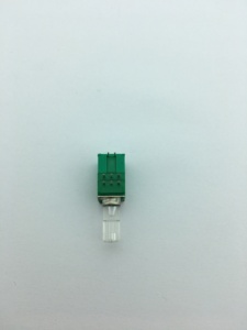 מפעל 50k כפול פחמן סרט פוטנציומטר רוטרי עם אור LED 9 מ""מ חומר התנגדות לפחמן