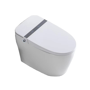 Modern akıllı otomatik açık akıllı bide tuvalet zemin monte yuvarlak kase uzaktan kumanda elektronik tek parça yerleşik Tank - Product Image 2