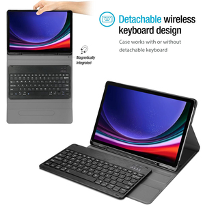 三星Galaxy Tab S9 FE 10.9 2023 SM-X510 SM-X516键盘盒定制语言徽标盖无线移除平板电脑键盘 - Product Image 3