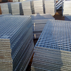 热浸镀锌钢车道格栅重型金属轴承钢格栅 - Product Image 1