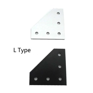 2020 / 3030 with 5 Hole L T <strong>Type</strong> 90 Degree Joint Board Plate Corner Angle Bracket <strong>Connection</strong> for Aluminum Profile - Product Image 3