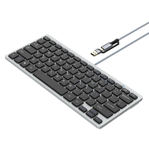 Buen precio 78 teclas de tijeras teclado con cable para computadora tableta