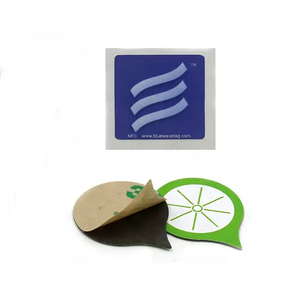 Custom Size LOGO Ntag213 Ntag2135 QR <strong>Code</strong> Label Printable RFID NFC Tag Sticker Keychain