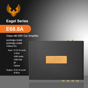 AudioWinner E68.8A entrada digital profesional 6 salidas de Canal 8 canales Clase AB audio DSP Procesador Coche - Product Image 3