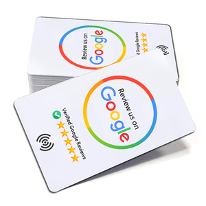 Benutzer definierte programmier bare Social Media NFC-Tag Google Review Stand Deutsch Programier bare wieder verwendbare QR-Code NFC Google Review-Karte - Product Image 3