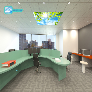 Auxosky และรูปภาพเมฆอารมณ์เมฆเมฆเมฆเมฆ60x60ไฟ LED เพดานท้องฟ้าแผง3D ในร่มเสมือนสกายไลท์เพดาน - Product Image 3