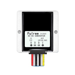 Fulree 24V DC a V 19V DC 5A 10A 15A Buck convertidor de coche portátil de alimentación de la computadora adaptador de alimentación - Product Image 1