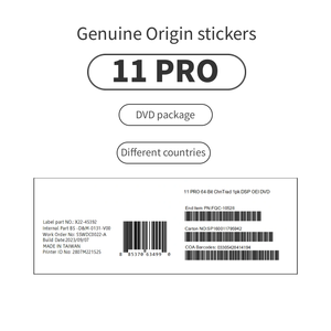 Win Pro 11 DVD OEM Package COA สติกเกอร์ภาษาอังกฤษ Win11บ้าน OEM Key รับประกัน12เดือนจัดส่งฟรีด้วยคีย์ใบอนุญาตเดิม - Product Image 2