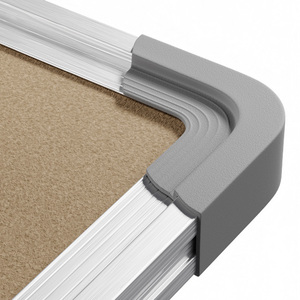 Alüminyum çerçeve ile kalite mantar kurulu fotoğraf ekran duvar bülten tahtası sınıf mesaj panosu noteboard - Product Image 4