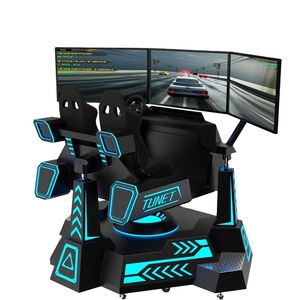 מטבע חלומות מופעל 3dof מכונית מרוץ ארקייד משחק מכונת 360 סיבוב סימולטור מכונת משחקי מכונית - Product Image 1