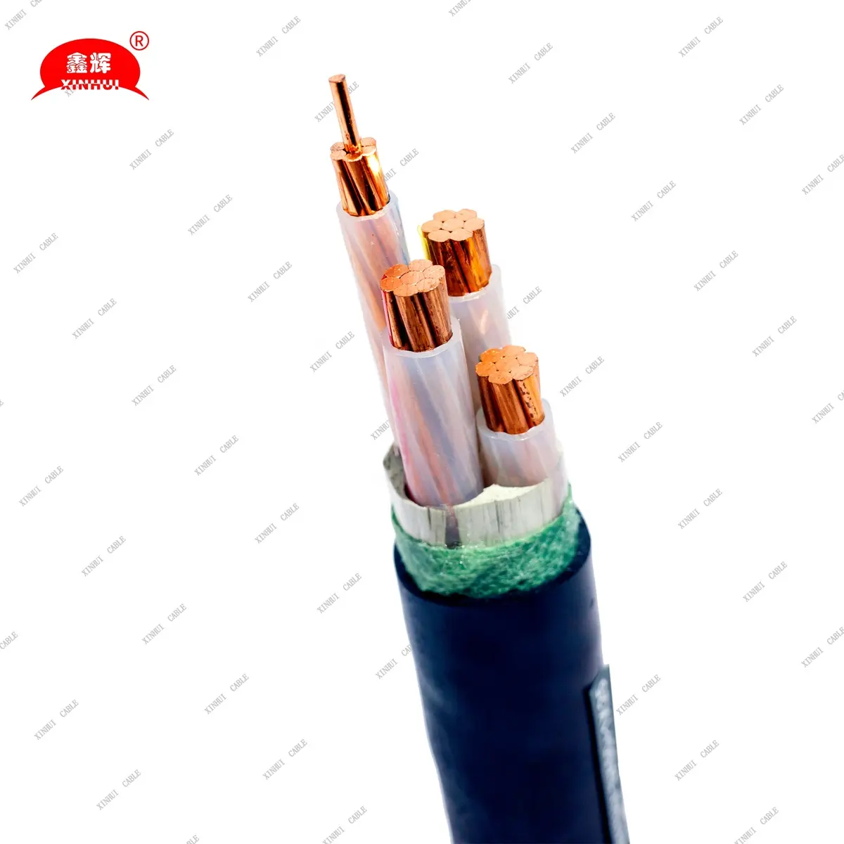 Cable de alimentación eléctrica trifásico de 4mm cuadrados de fabricante de China para uso en exteriores
