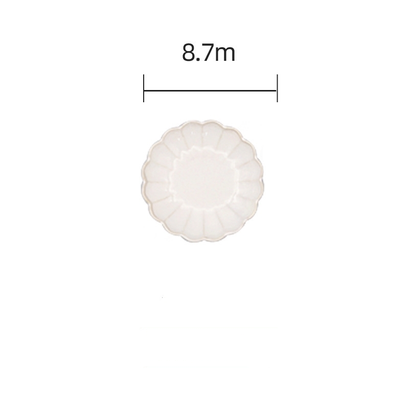 White 8.7cm