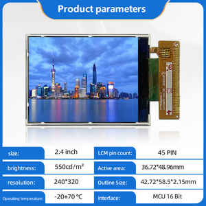 2,4 Zoll 240*320 MCU 16-Bit-Schnittstelle Kleines Farb-LCD-Anzeige modul