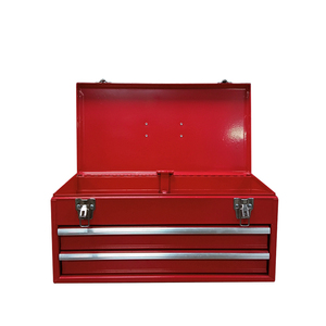 3个抽屉铁工具箱，带车库储物工具箱