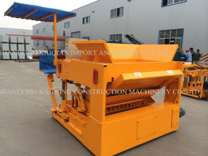 Kaidong-Máquina de fabricación de bloques de hormigón para construir edificios, apilador de diesel móvil pequeño, manual, en Kenia - Product Image 5
