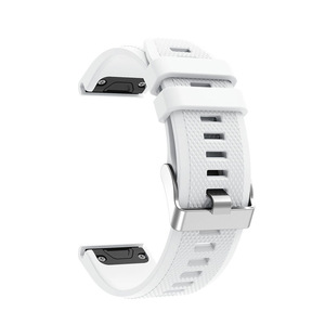 20 22 26mm Sport Silicone Replacement Wristband Watch Band Bracelet Strap for Garmin <strong>Fenix</strong> <strong>5</strong> 5S 5X 6 6S 6X 3 <strong>HR</strong> for Smart Watch
