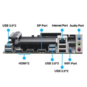 Kit de combinación de CPU y placa base DDR4 CPU I7 12800HX 16 núcleos 24 hilos 4,8 GHz MATX para placa base de Juegos de ordenador MoDT - Product Image 2