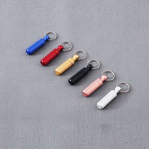 Metal anahtar taşınabilir bıçak, Mini Edc cep bıçaklar kendini savunma anahtarlık açık dekorasyon Metal hap kutusu anahtarlık/ - Product Image 1